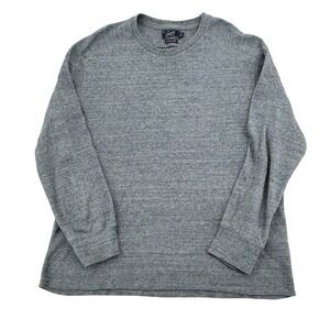 Grayers Men's Heavyweight Thermal Long Sleeve Waffle Knit Shirt XL Gray Utility